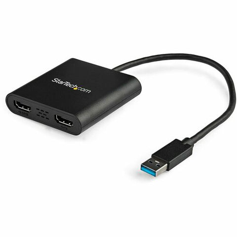 StarTech.com USB to Dual HDMI Adapter - 4K USB32HD2