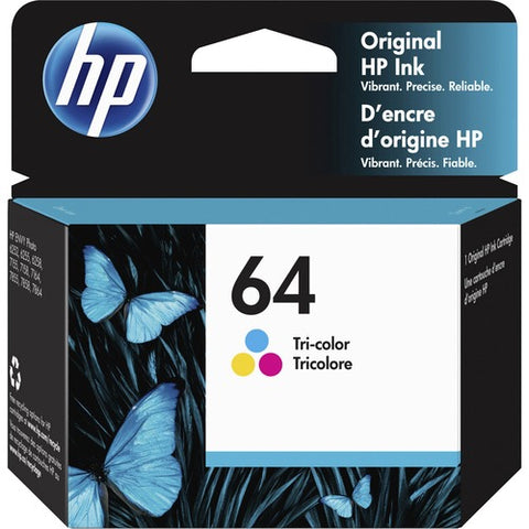 HP 64 Ink Cartridge N9J89AN#140