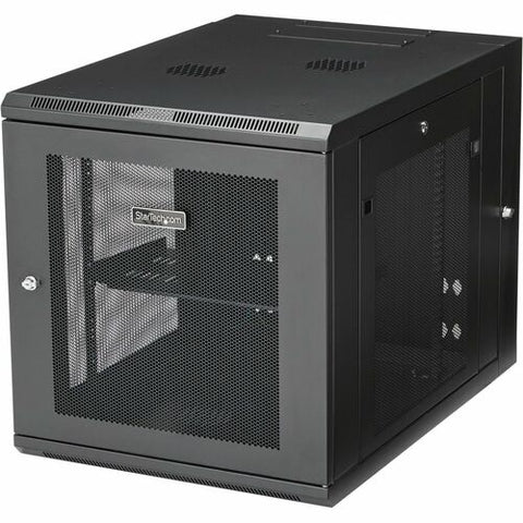 StarTech.com 12U Wall-Mount Server Rack Cabinet - 24 in. Deep - Hinged RK1232WALHM