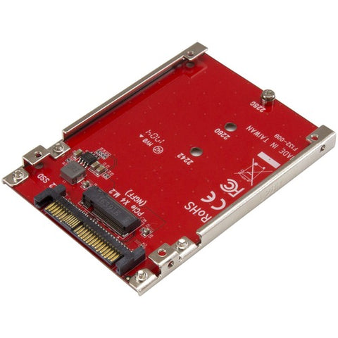 StarTech.com M.2 Drive to U.2 (SFF-8639) Host Adapter for M.2 PCIe NVMe SSDs U2M2E125