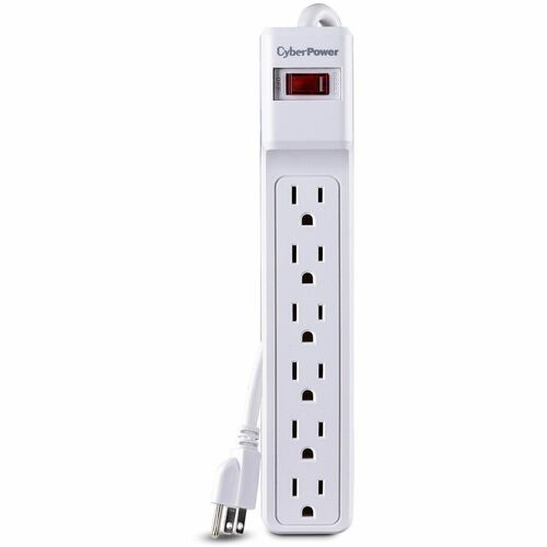CyberPower Essential Surge CSB606W 6-Outlets Surge Suppressor/Protector CSB606W