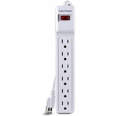 CyberPower Essential Surge CSB606W 6-Outlets Surge Suppressor/Protector CSB606W