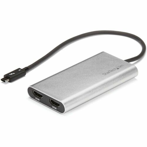 StarTech.com Thunderbolt 3 to Dual HDMI Adapter - 4K 60Hz - Mac and Windows Compatible TB32HD24K60