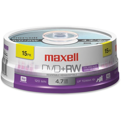 Maxell 4.7GB DVD+RWs 634046