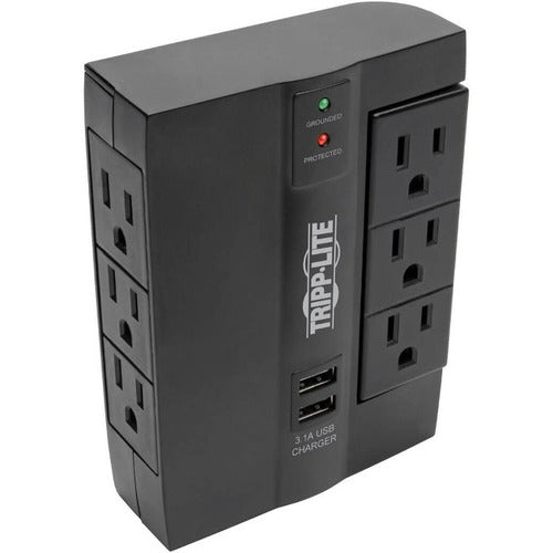 Tripp Lite by Eaton Protect It! SWIVEL6USB 6-Outlet Surge Suppressor/Protector SWIVEL6USB