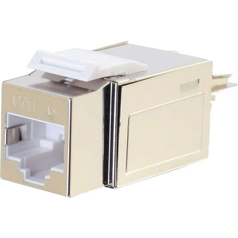 C2G 90&amp;deg; Cat6 RJ45 UTP Shielded Keystone Jack - Silver 35217