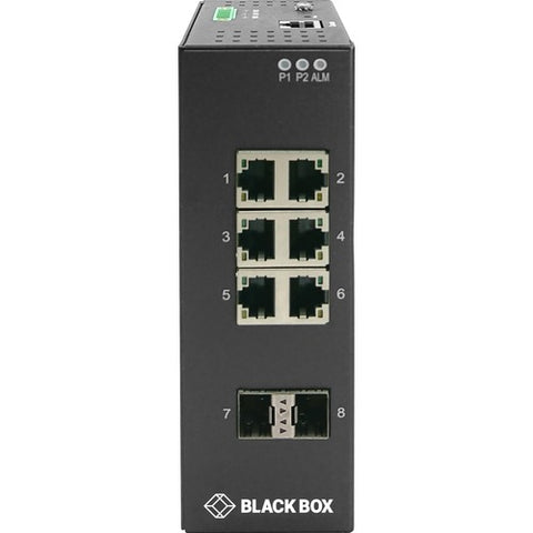 Black Box Industrial Managed Gigabit Ethernet Switch LIG1082A