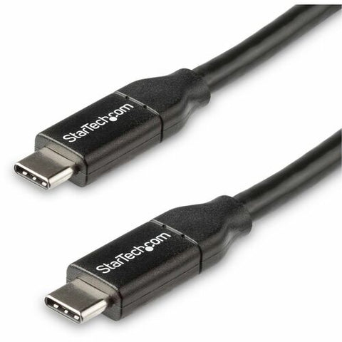 StarTech.com USB-C to USB-C Cable w/ 5A PD - M/M - 0.5 m - USB 2.0 - USB-IF Certified USB2C5C50CM