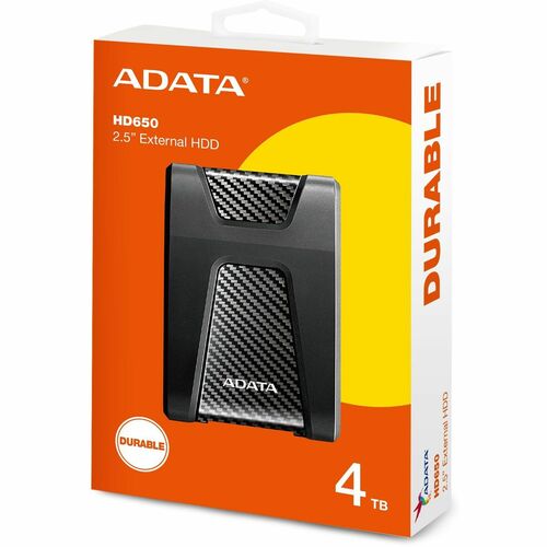 Adata DashDrive Durable HD650 Hard Drive AHD650-4TU31-CBK