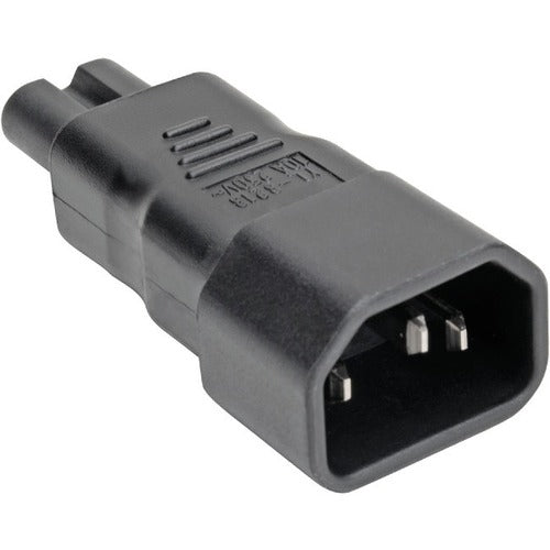 Tripp Lite by Eaton IEC C14 to IEC C7 Power Cord Adapter - 10A, 250V, Black P016-000