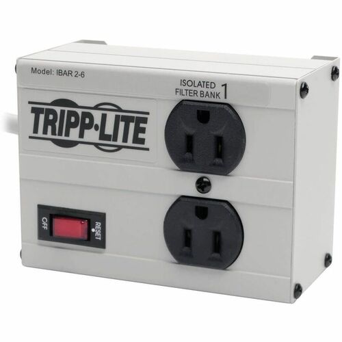 Tripp Lite by Eaton Isobar 2 Outlets Surge Suppressor ISOBAR2-6
