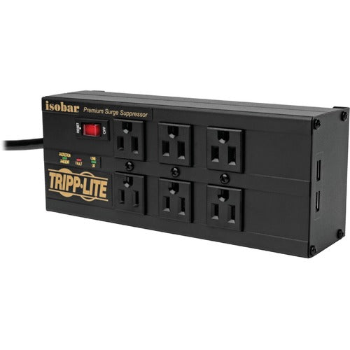 Tripp Lite by Eaton Isobar IBAR6ULTRAUSBB 6-Outlet Surge Suppressor/Protector IBAR6ULTRAUSBB
