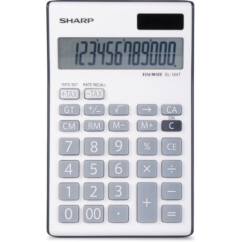 Sharp 12-Digit Desktop Calculator EL124TBGY