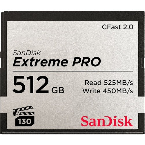 SanDisk 512GB Extreme Pro CompactFlash Card SDCFSP-512G-G46D