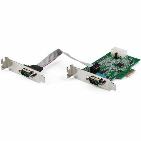 StarTech.com 2-Port RS232 Serial Adapter Card with 16950 UART PEX2S953LP