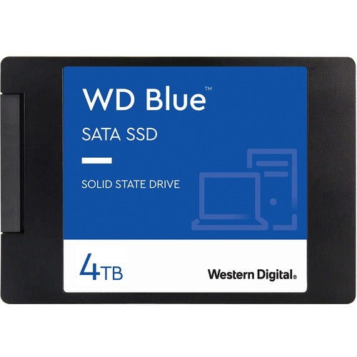 Western Digital Blue 3D NAND SATA SSD Internal Storage, 4TB WDS400T2B0A