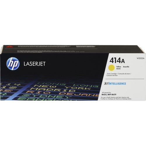 HP 414A (W2022A) Yellow Original LaserJet Toner Cartridge W2022A