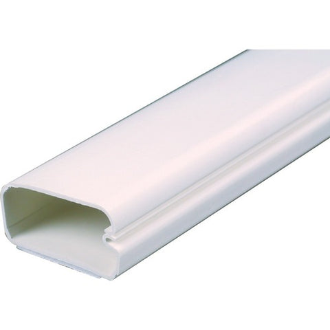 Wiremold 2900L8 One Piece Latching Raceway, White 2900L8-WH