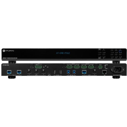 Atlona 6×2 Matrix Presentation Switcher with USB AT-OME-PS62