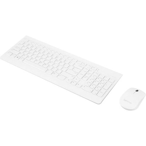 Lenovo 510 Wireless Combo Keyboard &amp; Mouse (White) - US English (103P) GX30W75336