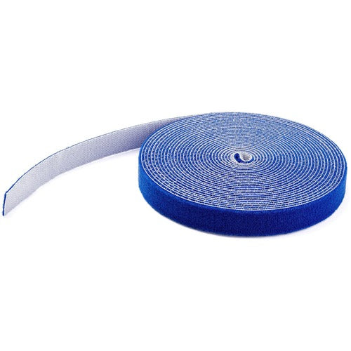 StarTech.com 100ft. Hook and Loop Roll - Blue HKLP100BL