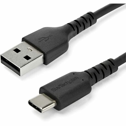 StarTech.com 2 m (6.6 ft.) USB 2.0 to USB C Cable - Black RUSB2AC2MB