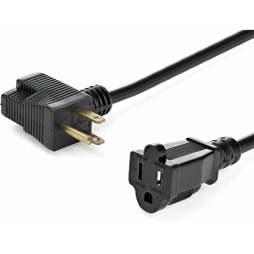 StarTech.com 12in Outlet Saver Extension Cord - NEMA 5-15P to 2 x NEMA 5-15R PAC102
