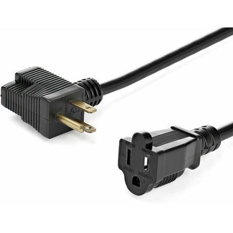 StarTech.com 12in Outlet Saver Extension Cord - NEMA 5-15P to 2 x NEMA 5-15R PAC102