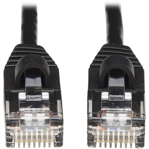 Tripp Lite by Eaton Cat6a 10G Snagless Molded Slim UTP Network Patch Cable (M/M), Black, 25 ft. N261-S25-BK
