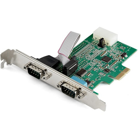 StarTech.com 2-Port PCI Express RS232 Serial Adapter Card - 16950 UART PEX2S953