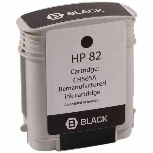 Clover Technologies WF Remanufactured High Yield Black Wide Format Ink Cartridge for HP 82 (CH565A) WH82B