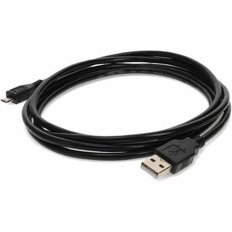 AddOn 6in USB 2.0 (A) Male to Micro-USB 2.0 (B) Male Black Cable USB2MICROUSB6IN