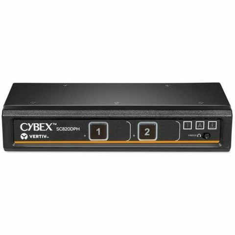 Vertiv AVOCENT Cybex SC800 Secure Desktop KVM, Single Head Monitor, 2 Port, NIAP V4.0 Certified, TAA Compliant, Common Criteria PP3.0 (SC820DPH-400) SC820DPH-400