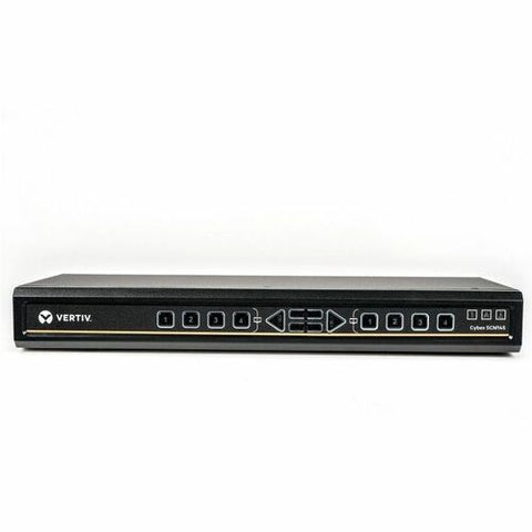 Vertiv AVOCENT Cybex Secure Desktop KVM Switch, 4 Port, Common Access Card, Touch Screen Support, NIAP Version 4.0, TAA Compliant (SCM145DPH-400) SCM145DPH-400