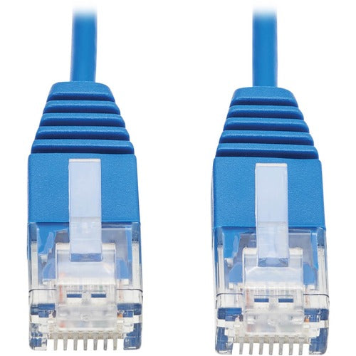Tripp Lite by Eaton N200-UR6N-BL Cat6 Ultra-Slim Ethernet Cable (RJ45 M/M), Blue, 6 in. N200-UR6N-BL