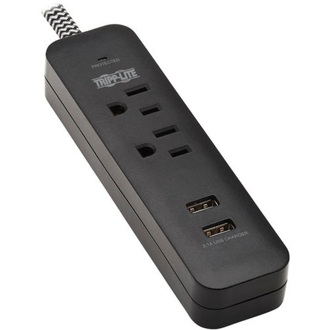 Tripp Lite by Eaton Protect It! TLP206USB 2-Outlet Surge Suppressor/Protector TLP206USB