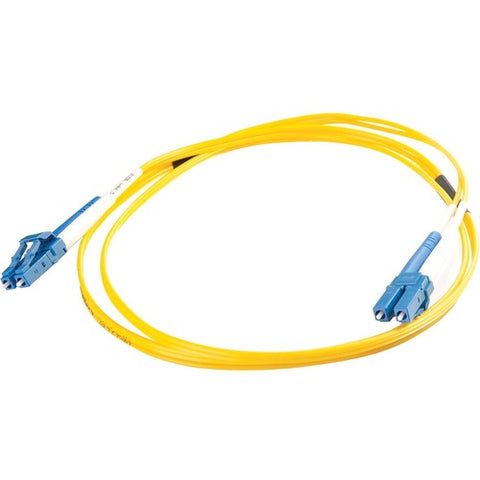 C2G 3m LC-LC 9/125 OS2 Duplex Single-Mode PVC Fiber Optic Cable - Yellow 28758