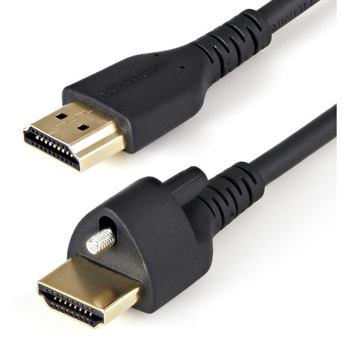 StarTech.com 2m/6ft HDMI Cable with Locking Screw - 4K 60Hz HDMI 2.0 Cable HDMM2MLS