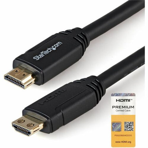 StarTech.com 10' 3m Certified HDMI 2.0 Cable w/ Gripping Connectors 4K 60Hz HDMM3MLP