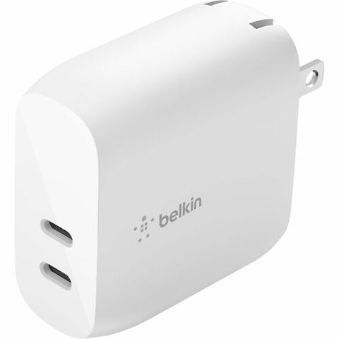 Belkin BoostCharge Dual USB-C PD Wall Charger 40W WCB006DQWH