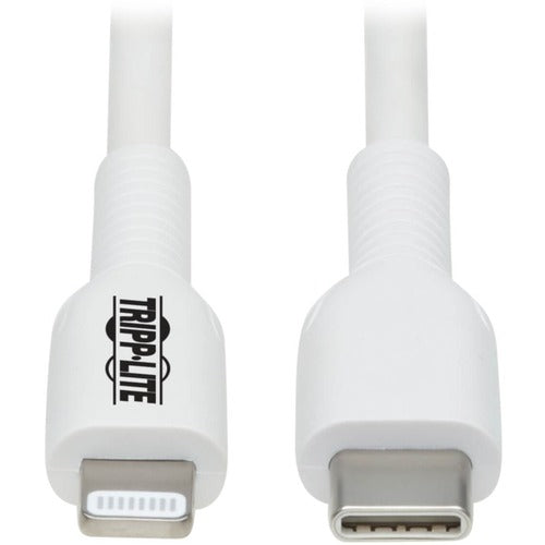 Tripp Lite by Eaton Safe-IT M102AB-01M-WH Lightning/USB-C Data Transfer Cable M102AB-01M-WH