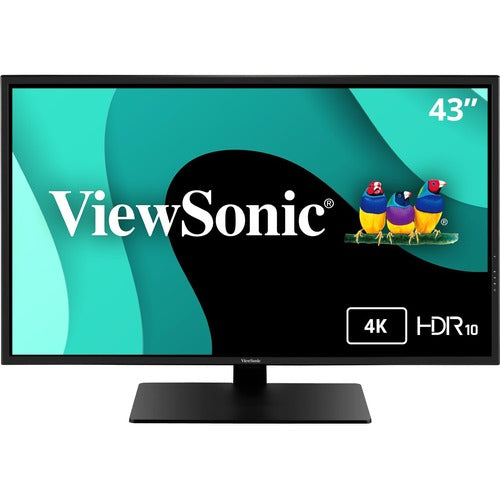 ViewSonic VX4381-4K - 43" 4K UHD Monitor with HDR10, HDMI and DisplayPort VX4381-4K