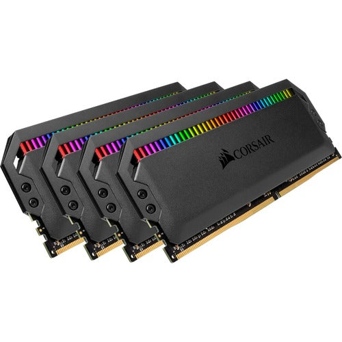 Corsair DOMINATOR PLATINUM RGB 128GB (4 x 32GB) DDR4 DRAM 3200MHz C16 Memory Kit CMT128GX4M4E3200C16
