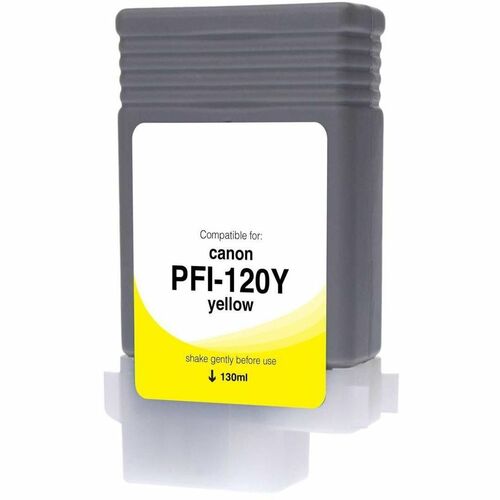 Clover Technologies WF Non-OEM New Yellow Wide Format Ink Cartridge for Canon PFI-120 (2888C001) WCPFI120Y