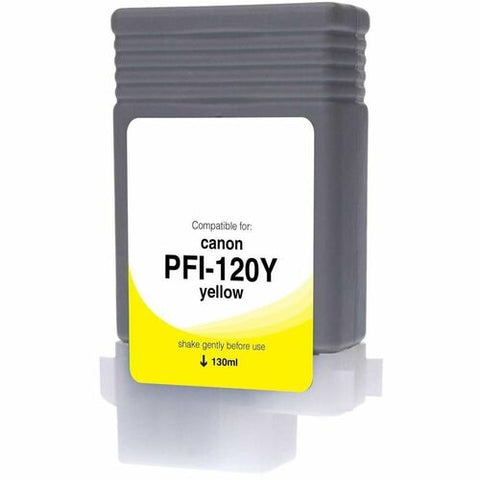 Clover Technologies WF Non-OEM New Yellow Wide Format Ink Cartridge for Canon PFI-120 (2888C001) WCPFI120Y