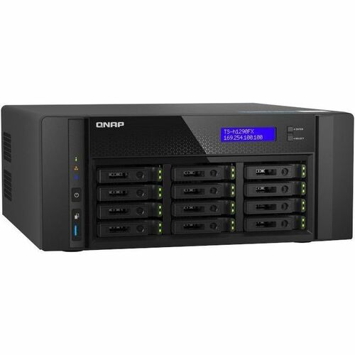 QNAP TS-h1290FX-7302P-128G SAN/NAS Storage System TS-H1290FX-7302P-128G-US