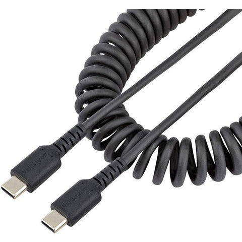 StarTech.com Rugged USB-C to USB-C Coiled Cable R2CCC-1M-USB-CABLE