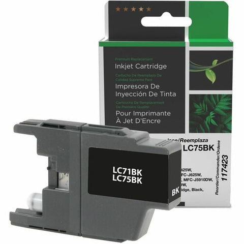 CIG Remanufactured High Yield Black Ink Cartridge for Brother LC71/LC75 117423