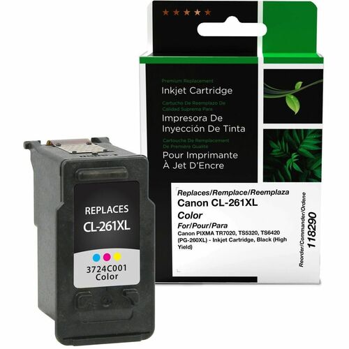 CIG Remanufactured High Yield Color Ink Cartridge for Canon CL-261XL (3724C001) 118290