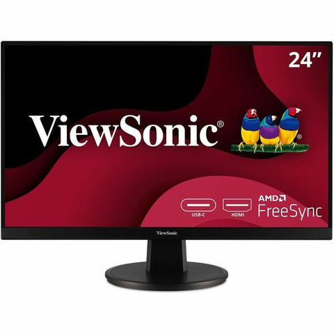 ViewSonic VA2447-MHU - 24" 1080p 100Hz Monitor with FreeSync Premium, USB C and HDMI VA2447-MHU
